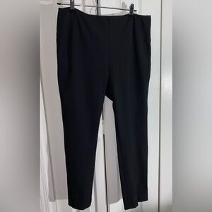 Veronica Beard Black Slacks Pants Trousers Crop Slim Fit 12 Career  AA19